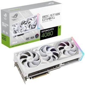 Asus Rog Strix GeForce RTX 4080 16GB White OC Edition Graphics Card