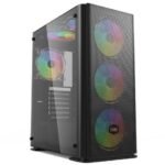 Ease EC144B Tempered Glass Mid-Tower ATX Case