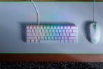 Razer™ Huntsman Mini 60% Gaming Keyboard (White Keyboard Purple Switch)