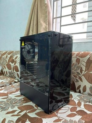 Xtech Casing F8 mid Tower black with 4 Rgb Fans - Image 2