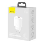 Baseus Compact Quick Charger U+C 20W US White