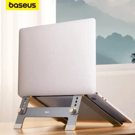 Baseus UltraStable Series Desktop Laptop Stand (4-Gear Adjustable) Space Grey - Image 2