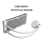 ID-COOLING FROSTFLOW X 240 Snow CPU Water Cooler - Image 4