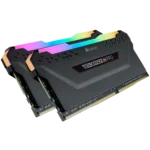 VENGEANCE® RGB PRO 32GB (2 x 16GB) DDR4 DRAM 3200MHz C16 Memory Kit — Black