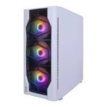 Boost Lion RGB Mid-Tower ATX Case - White - Free Delivery - Image 2