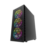 Thunder AVENGER TGC-8811-M Mid-Tower Case with 3 RGb Fans - Image 2