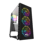 Thunder AVENGER TGC-8811-M Mid-Tower Case with 3 RGb Fans