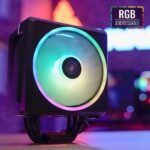 Aerocool Cylon 4F ARGB CPU AIR COOLER (Black/White) - Image 2