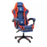 Boost Surge Gaming Chair with Footrest - Blue/Red