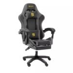 Boost Surge Gaming Chair with Footrest - Black/Grey