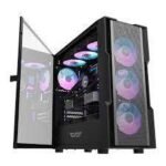 darkFlash DK431 PC Case With Fan - Black - Image 2