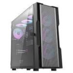 darkFlash DK431 PC Case With Fan - Black