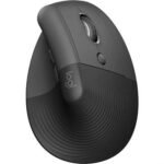 Logitech Lift Vertical Ergonomic Mouse - Ergo Series, Wireless, Bluetooth (White/Black) - Image 2