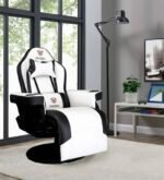 Rebel Rogue Gaming Recliner – Black/White - Image 2