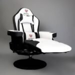 Rebel Rogue Gaming Recliner – Black/White - Image 3