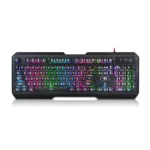 Redragon K506 Centaur 7-Color Rainbow Backlit Full-Size Gaming Keyboard With Numeric Keypad