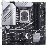 ASUS Prime Z790M-Plus LGA 1700(Intel 12th&13th Gen) microATX motherboard (PCIe 5.0, 3xM.2 slots,10+1 DrMOS,DDR5,1 Gb LAN, DP,USB 3.2 Gen2x2 Type-C,front USB3.2 Gen 1 Type-C, Thunderbolt(USB4)support)