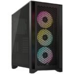 Corsair 4000D RGB Airflow Mid-Tower ATX Case - Black