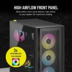 Corsair 4000D RGB Airflow Mid-Tower ATX Case - Black - Image 2