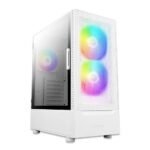 Antec NX410 ARGB Mid-Tower Gaming Computer Case - White