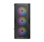 Antec AX20 RGB Mid-Tower ATX Case(With 3 Rgb Fans) - Image 2