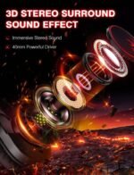 EKSA T8 Stereo Gaming Headset Red,over ear,Wired - Image 2