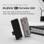 KLEVV R1 External Portable SSD 500GB Read/Write Up to 1000MB/s USB 3.2 Gen2 10Gbps for Type A & C 3D NAND Flash - Image 3