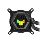 ASUS TUF Gaming LC 240 ARGB all-in-one liquid CPU cooler with Aura Sync and dual TUF Gaming 120 mm ARGB radiator fans - Image 2