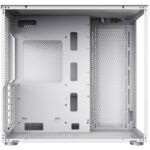 GameMax Infinity Mid-Tower ATX PC Gaming Case, Tempered Glass Side Panel | White - Image 2