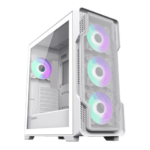 GameMax Siege E-ATX Mid-Tower Gaming Case White