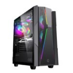 Gamemax Typhoon COC Black USB3.0 Tempered Glass ATX Mid Tower Gaming Computer Case - Image 2