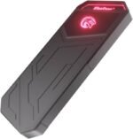 KingSpec Z5 512GB Portable External SSD with RGB Light - up to 2100MB/s