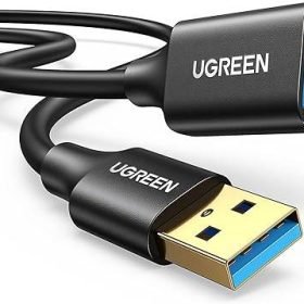 UGREEN 10368 USB 3.0 Extension Male Cable 1m - Black