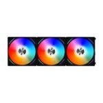 LIAN LI UNI Fan AL120 ARGB PWM 120mm Cooling Fan with Controller Pack of 3 Black/White(Free Shipping)