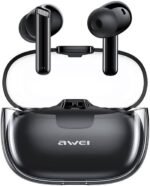 AWEI T52 Wireless Bluetooth Earbuds with Noise Cancelling, Compatible with iPhone & Android,