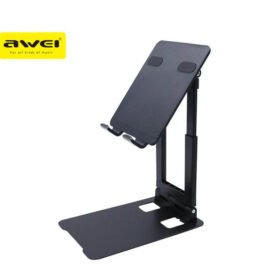 Awei Aluminum Tablet Desk Holder 360° Adjustable Foldable Holder laptop Stand