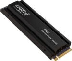 Crucial T500 1TB Gen4 NVMe M.2 Internal Gaming SSD with Heatsink, Up to 7300MB/s, Playstation 5 Compatible + 1mo Adobe CC All Apps- CT1000T500SSD5