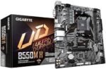 AMD B550 Ultra Durable Motherboard with Pure Digital VRM Solution, GIGABYTE Gaming LAN with Bandwidth Management, PCIe 4.0/3.0 x4 M.2, RGB FUSION 2.0, Smart Fan 5, Q-Flash Plus, Anti-Sulfur Resistors Design