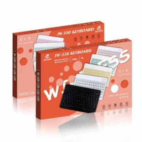 JEQANG Arabic Ultra Thin Wireless Keyboard JW-330