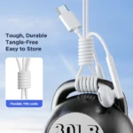 JOYROOM JR-EC05 TYPE-C Series Half In-Ear Wired Earphones-White - Image 2