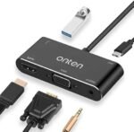 ONTEN OTN-9573S 5in1 Type-C To 4K HDMI / VGA / Audio / USB 3.0 / PD Hub - Image 2