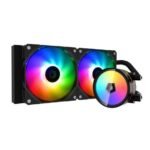 ID-Cooling ZoomFlow 240XT V2 ARGB AIO Liquid CPU Cooler – Black