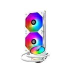 ID-Cooling ZoomFlow 240XT V2 ARGB AIO Liquid CPU Cooler – White - Image 2