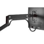 MXG BMA-12U Single Monitor Premium Aluminum Spring-Assisted With 3.0 USB Cable Monitor Arm Matte Black - Image 2