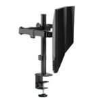 MXG BMA-24P Dual Monitor Steel Articulating Monitor Mount Matte Black - Image 2