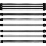 Cooler Master Colored Extension Cable Kit - White & Black - Image 2