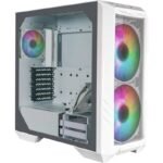 Cooler Master HAF 500 ARGB Mid-Tower ATX Case - White/Black - Image 2