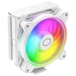 Cooler Master Hyper 212 Halo White RR-S4ww-20PA-R1 CPU Air Cooler, 120 Halo² Fan, Dual Loop ARGB