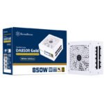 SilverStone DA850R Gold 850W PCIe 5.0 Fully Modular Power Supply - White