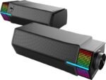 Redragon GS511 Yorick Wireless RGB Desktop Speakers, 2.0 PC Gaming Soundbar w/BT 5.0/USB Mode - Image 2